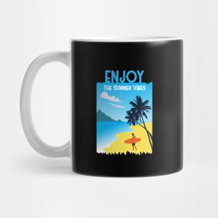 Summer Full Of Surfing Mug